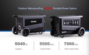 5000W Outdoor Waterproofing Portable Power Station